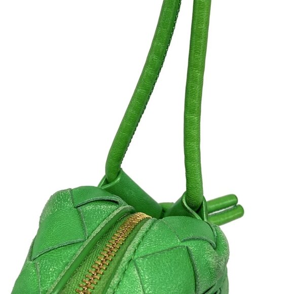 BOTTEGA VENETA Intrecciato - Green Leather P********* Shoulder Bag - Picture 10 of 15